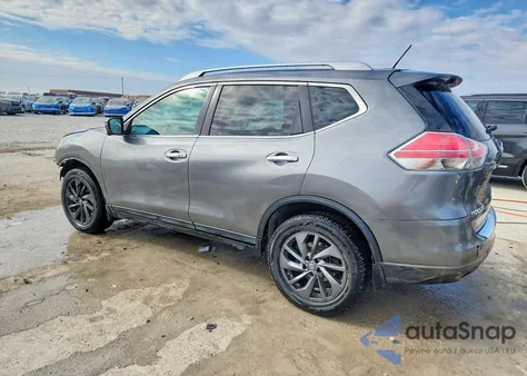 2016 Nissan Rogue S z USA, uszkodzony, nr VIN 5N1AT2MVXGC760048